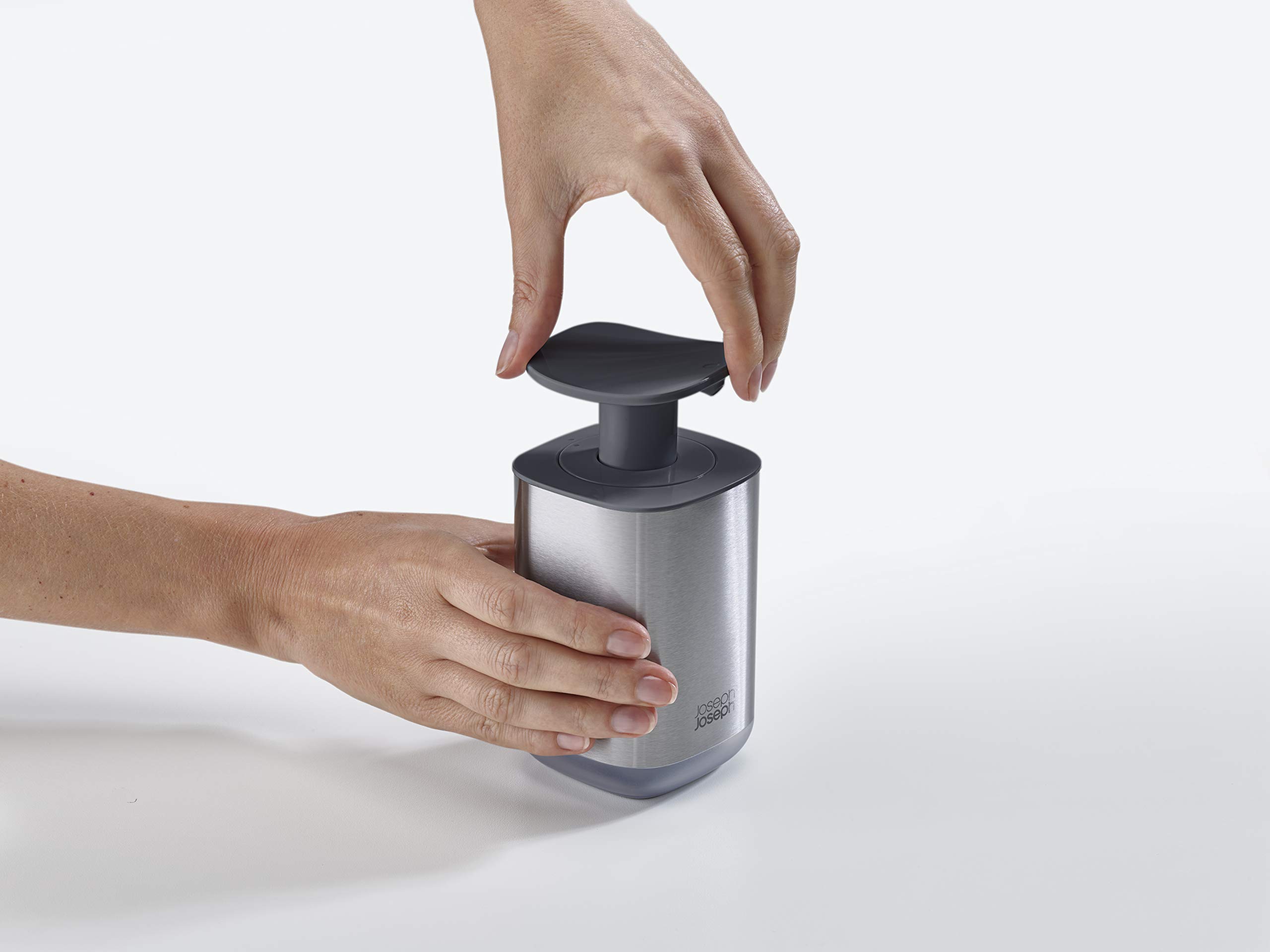joseph-joseph-easy-push-dispenser-di-sapone-igienico-con-pompa-larga-acciaio-ino image 5