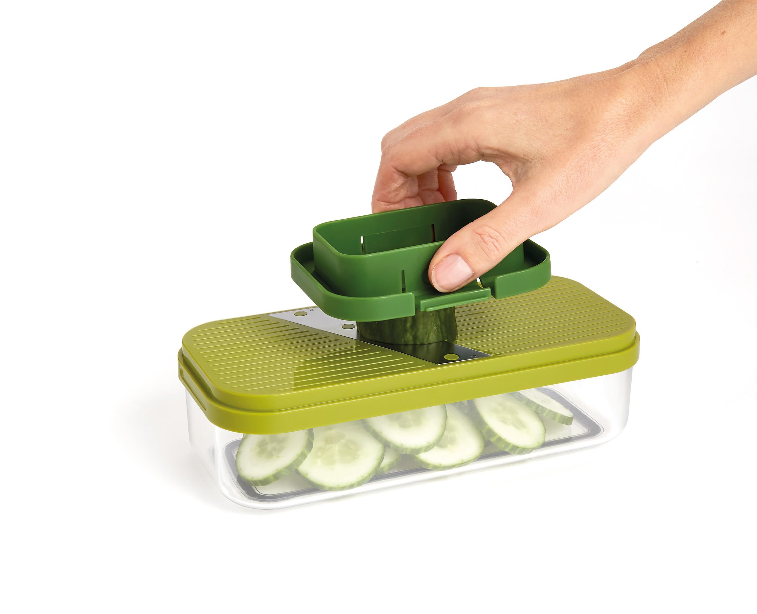 joseph-joseph-multi-prep-compact-mandolina-4-in-1-con-contenitore-affetta-grattu image 7