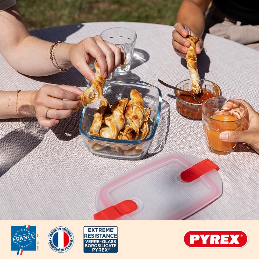 pyrex-cook-heat-set-di-5-contenitori-e-piatti-in-vetro-borosilicato-con-coperchi image 5