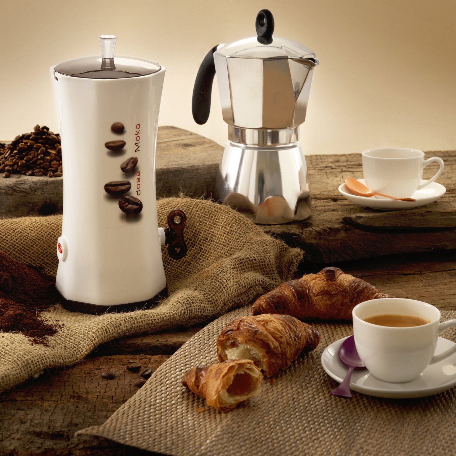 snips-dosamoka-dosatore-caff-per-moka-e-barattolo-salva-aroma-da-250-g-per-caffe image 2
