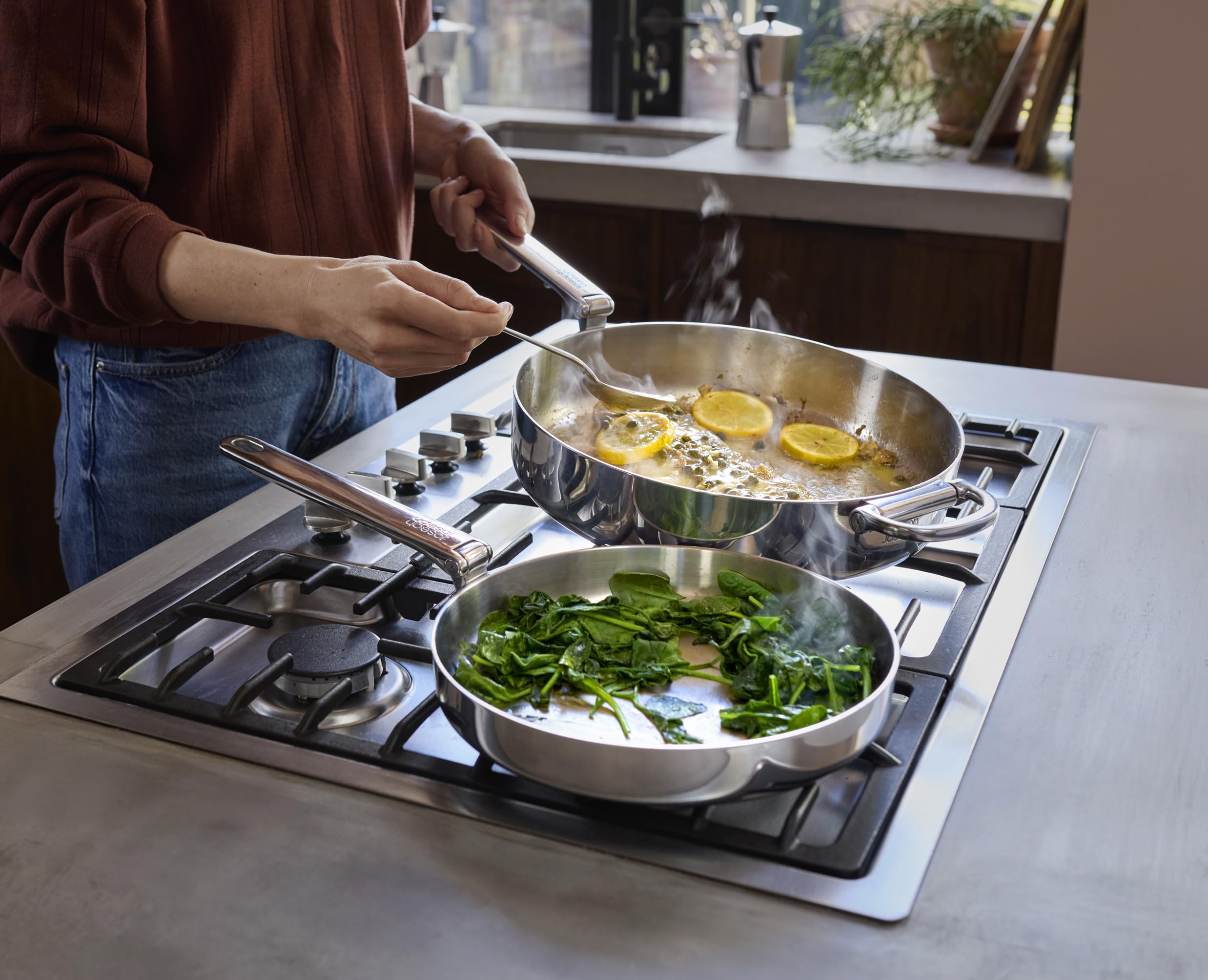 joseph-joseph-space-steel-padella-in-acciaio-inox-20-cm-a-3-strati-con-manico-pi image 4