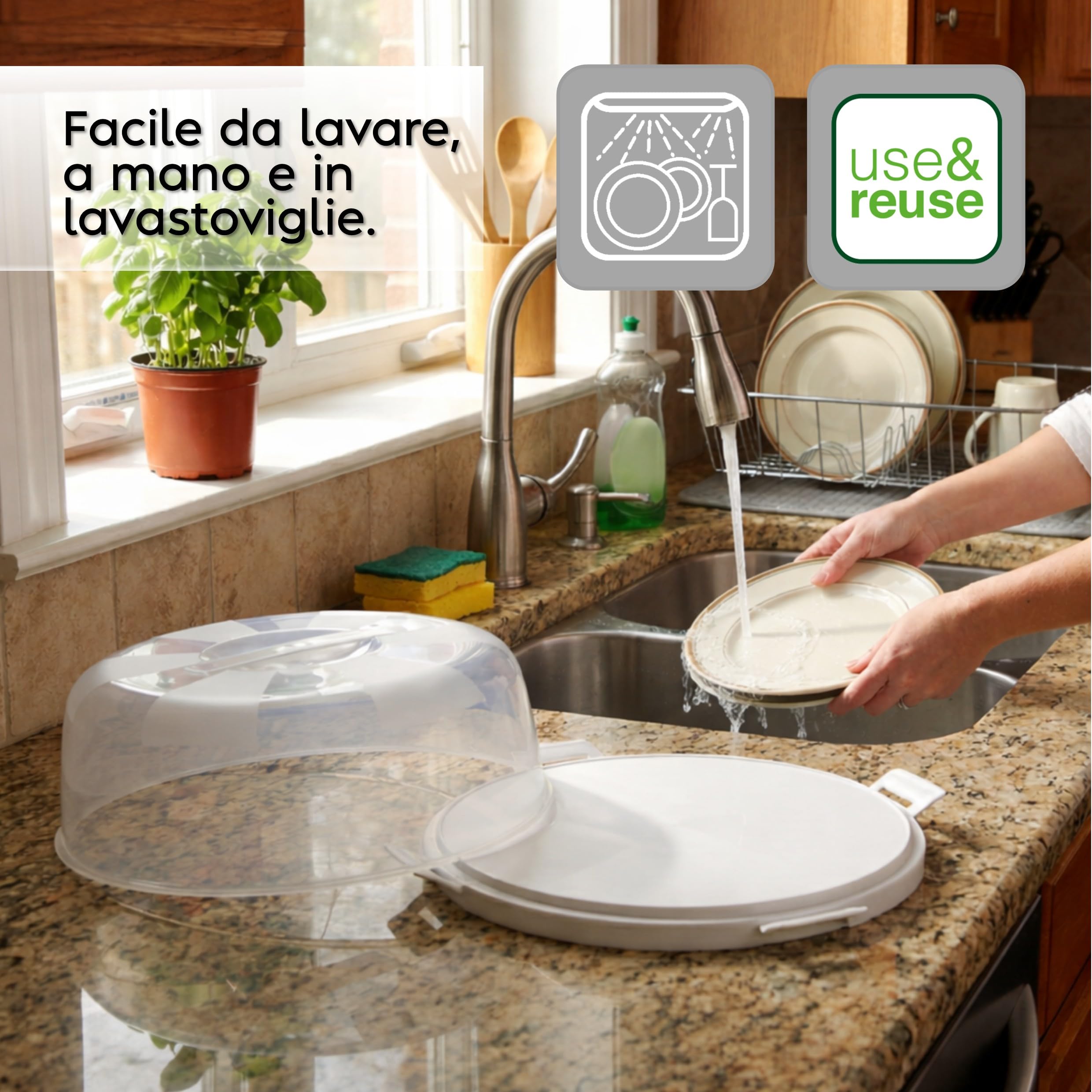 snips-porta-torta-d-lice-28-cm-con-coperchio-campana-4-chiusure-e-manico-ergonom image 5