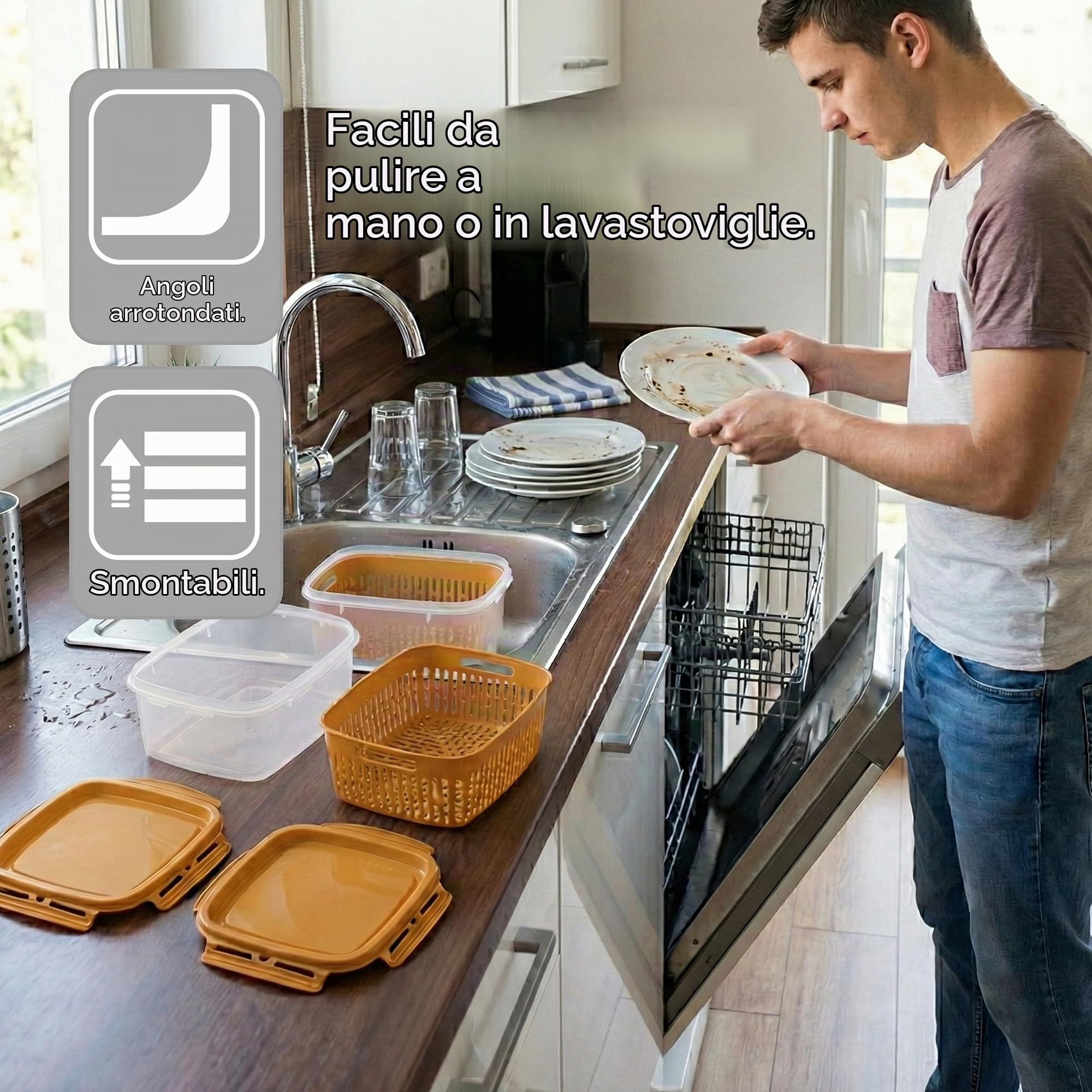 snips-veggie-snipslock-contenitore-alimenti-rettangolare-1-2-l-con-cestello-fora image 5