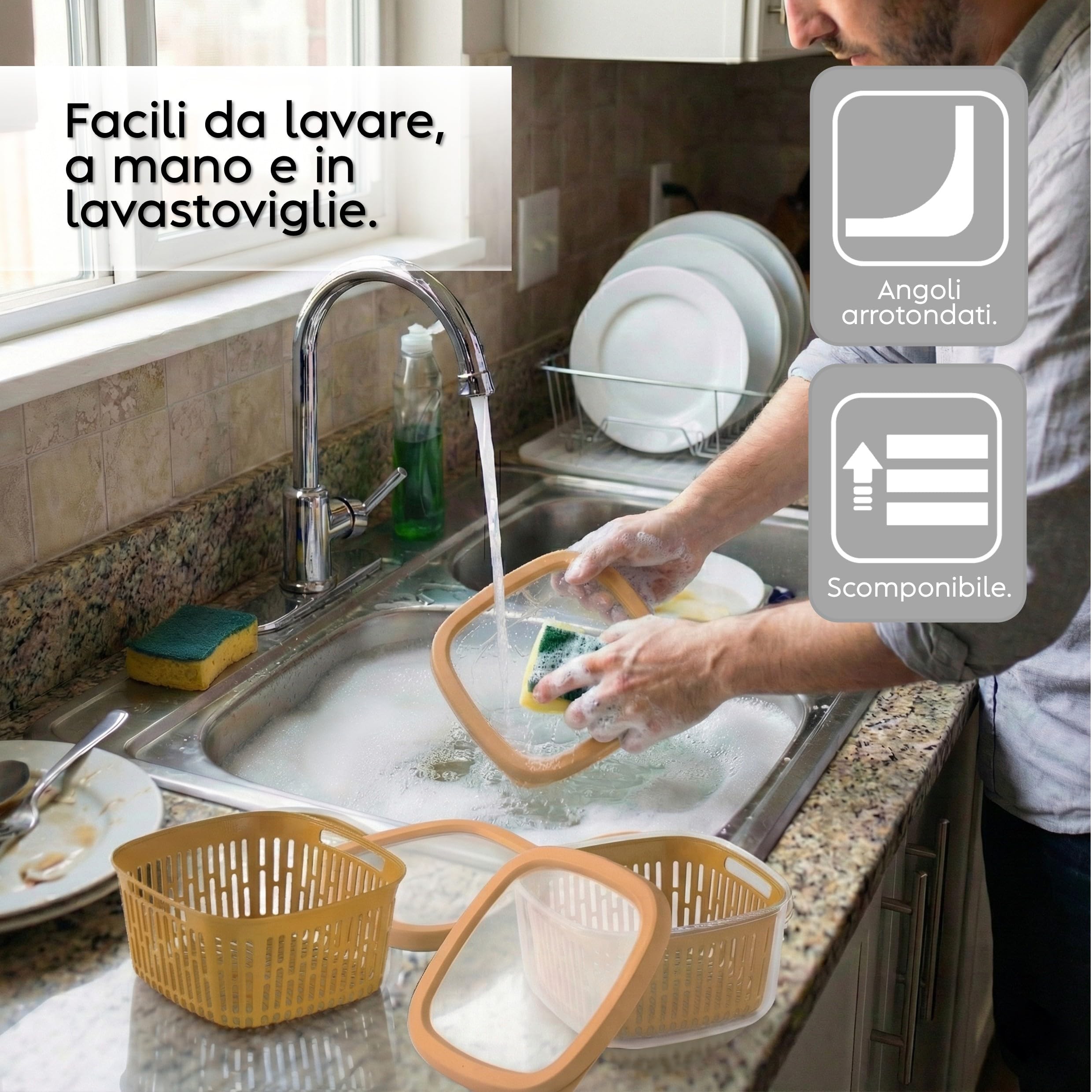 snips-aroma-keeper-contenitore-frigo-per-frutta-e-verdura-1-5-l-con-cestello-rem image 5