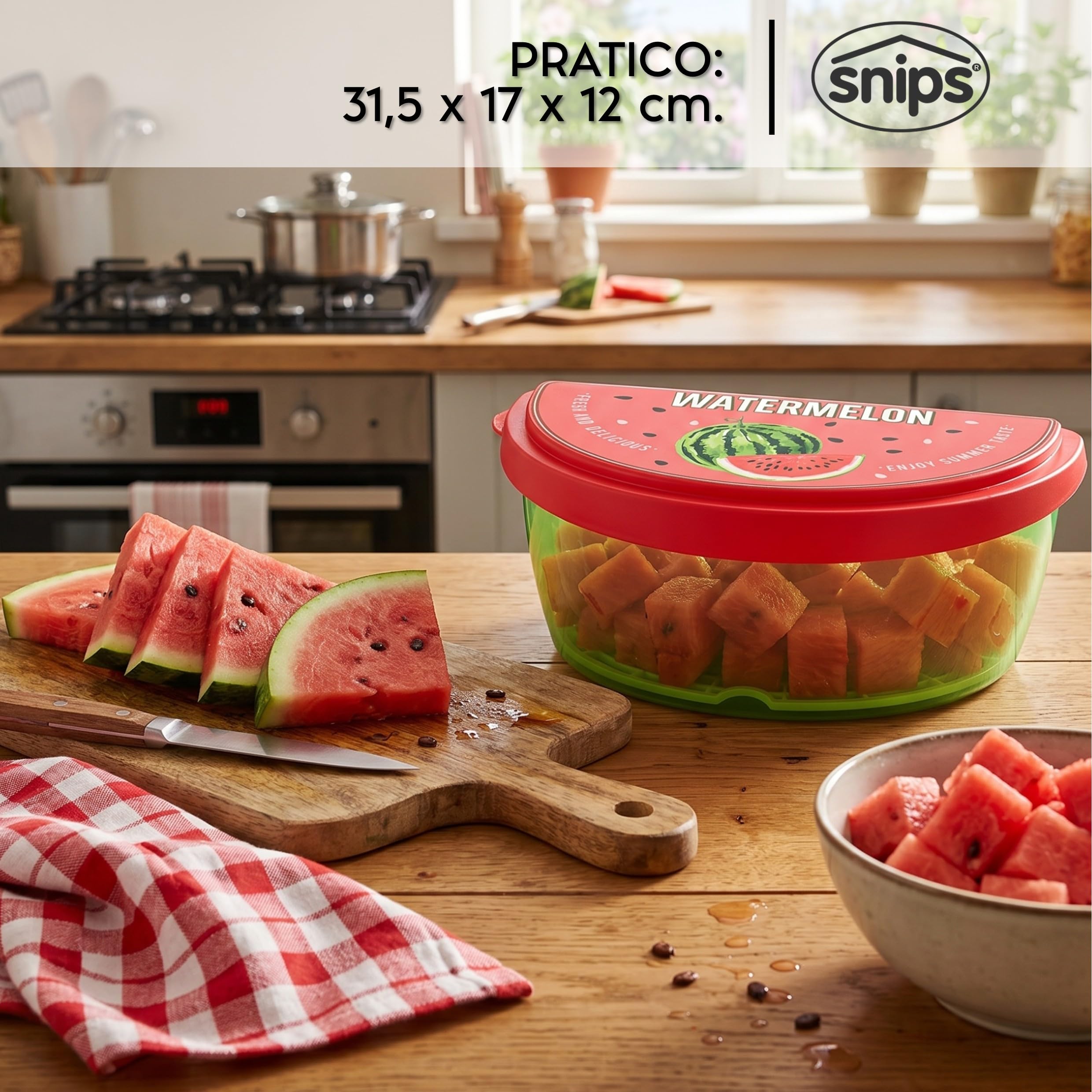 snips-salva-anguria-3-l-contenitore-frigo-per-fette-e-pezzi-di-anguria-con-grigl image 7