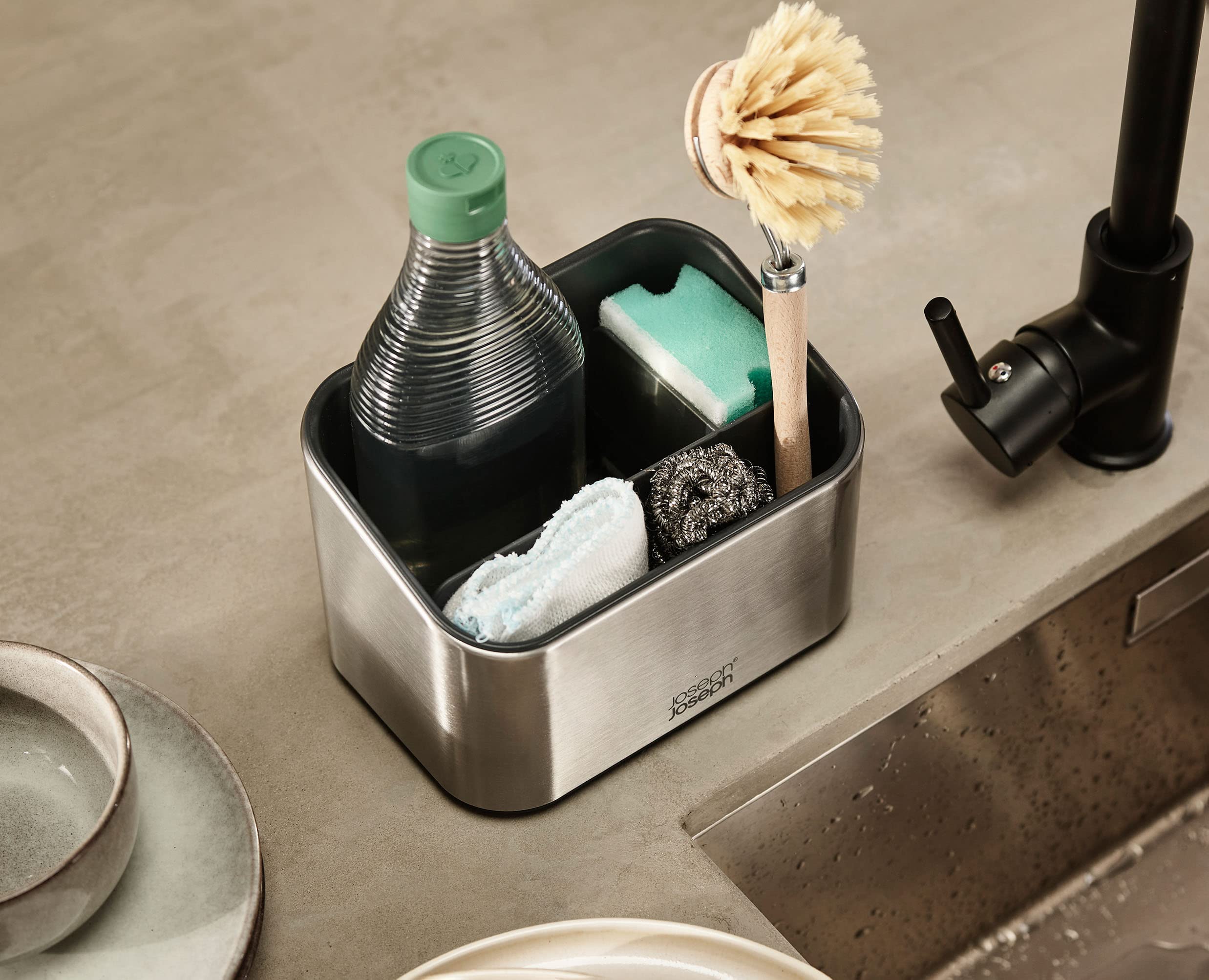 joseph-joseph-surface-organizzatore-per-lavello-a-pi-livelli-in-acciaio-inox-ant image 5