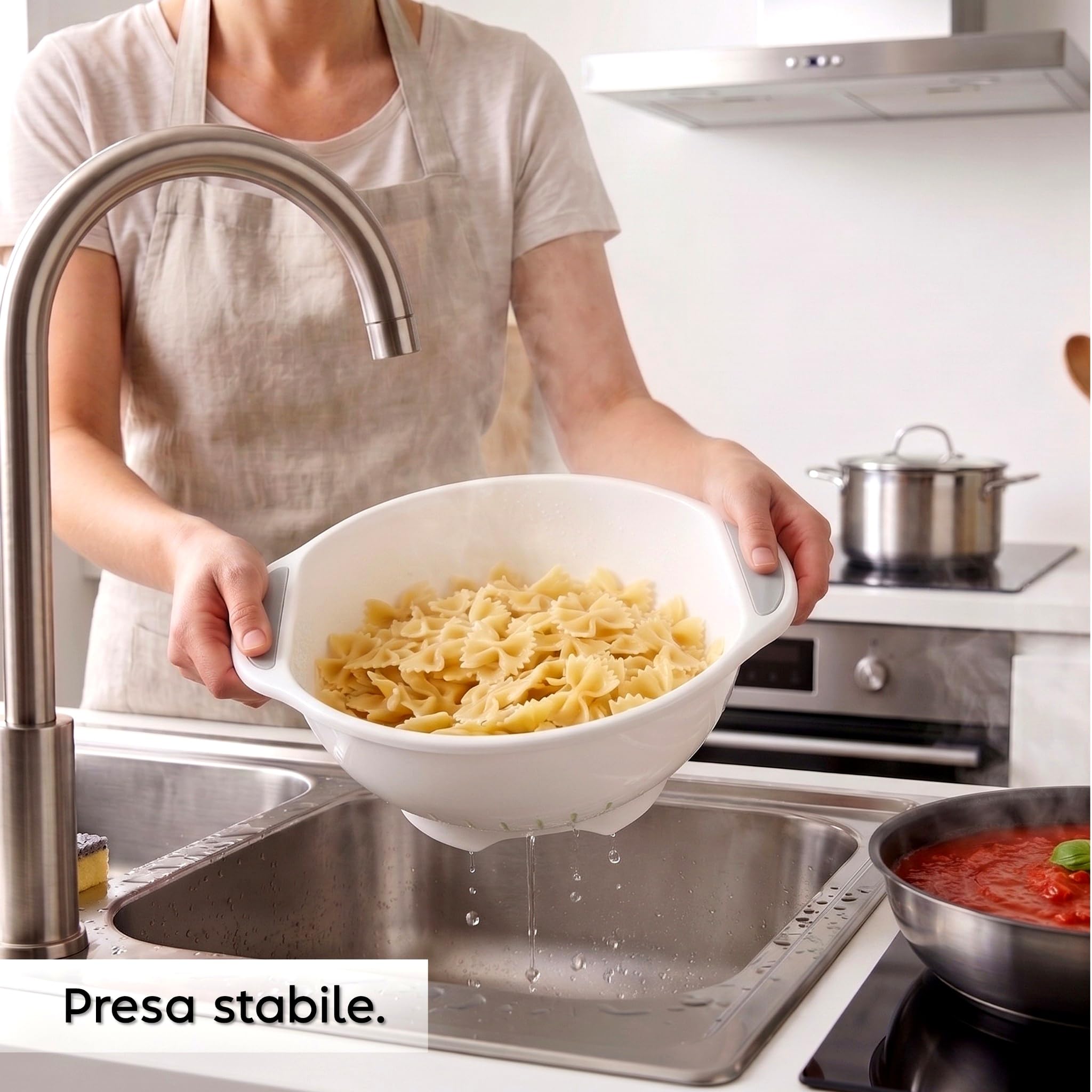 snips-scolapasta-28-cm-colapasta-da-cucina-in-plastica-con-manici-laterali-e-tag image 2