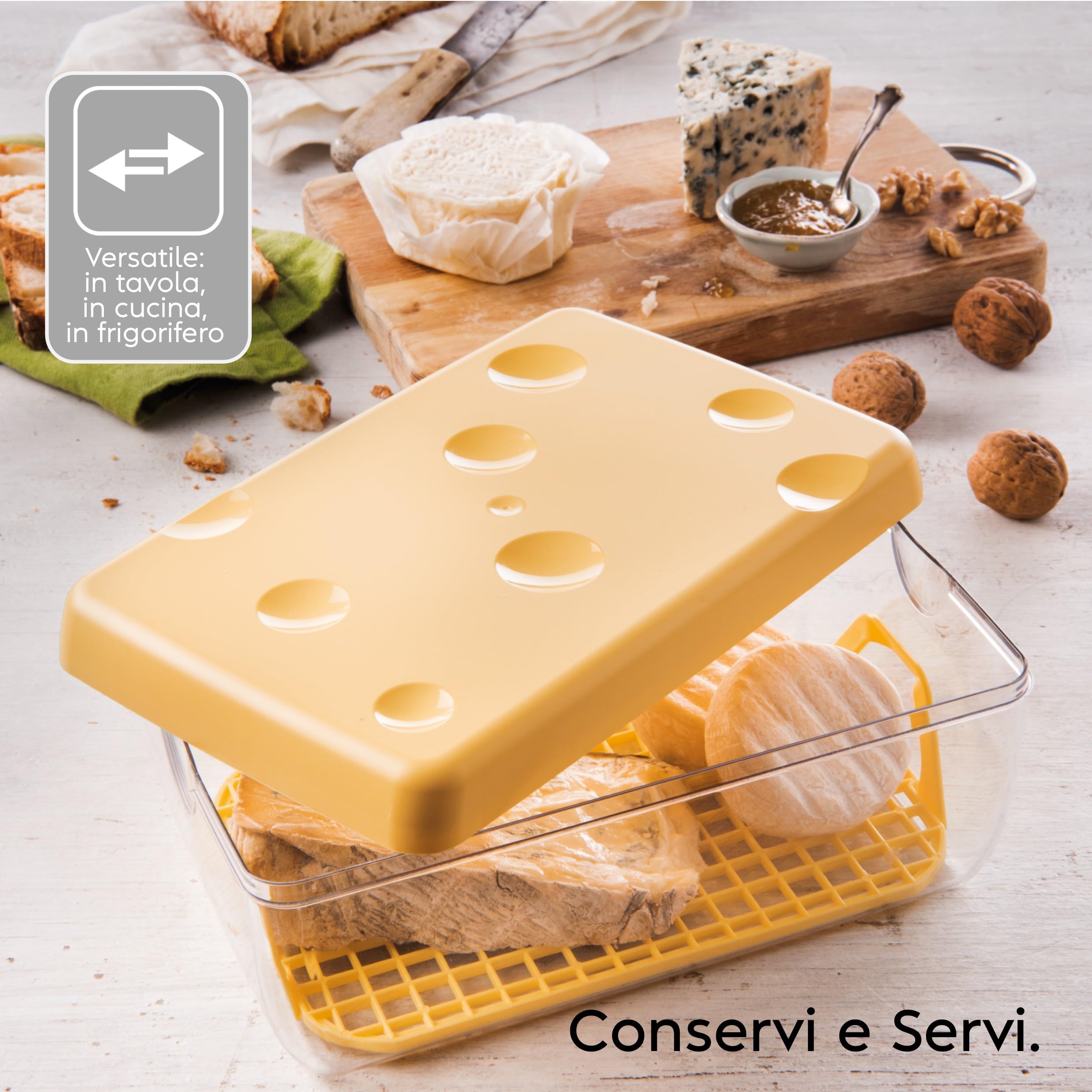 snips-salva-formaggio-3l-contenitore-frigo-antimuffa-con-griglia-rimovibile-26-x image 2