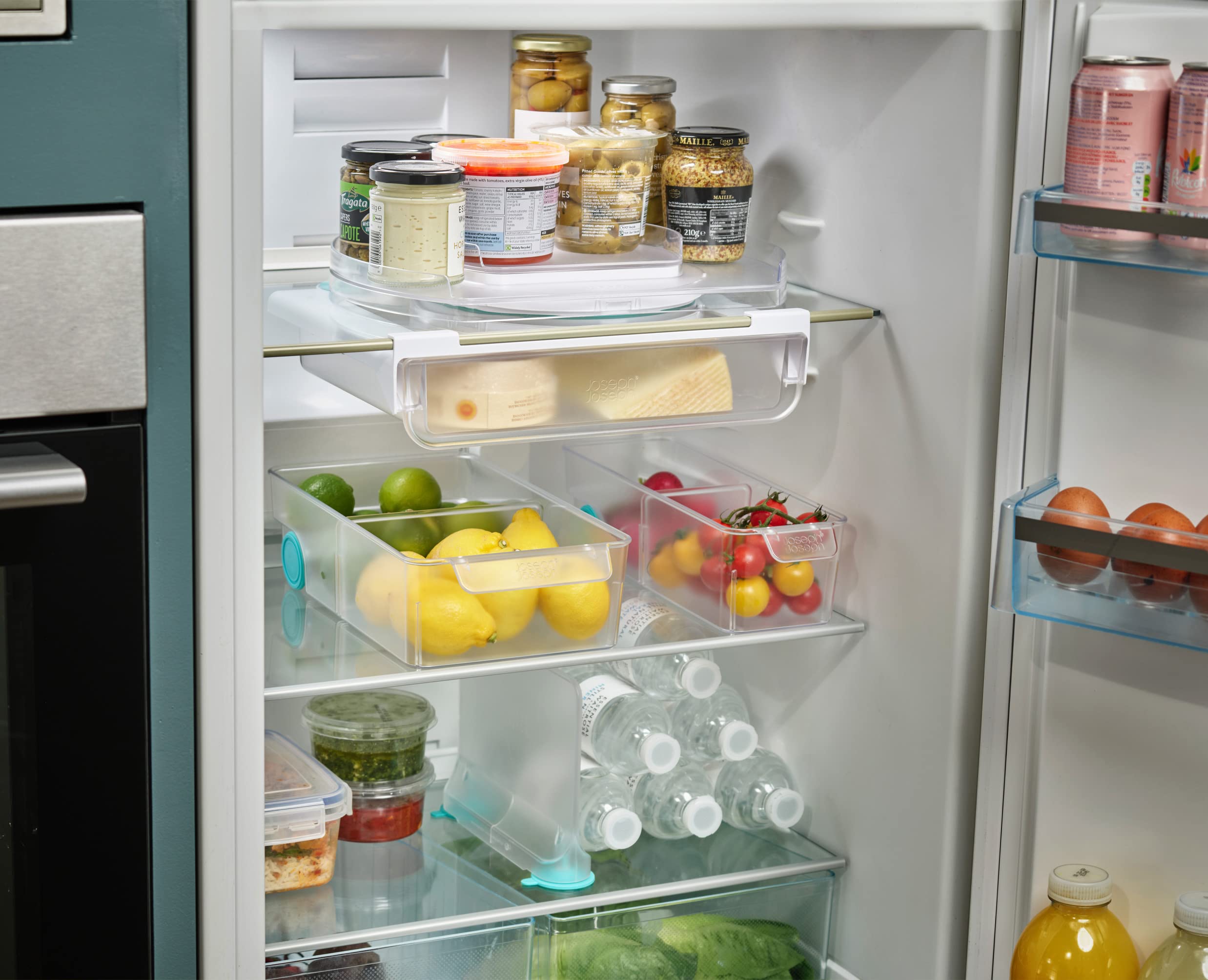 joseph-joseph-fridgestore-organizer-per-cassetti-da-frigo-sotto-ripiano-con-fiss image 6