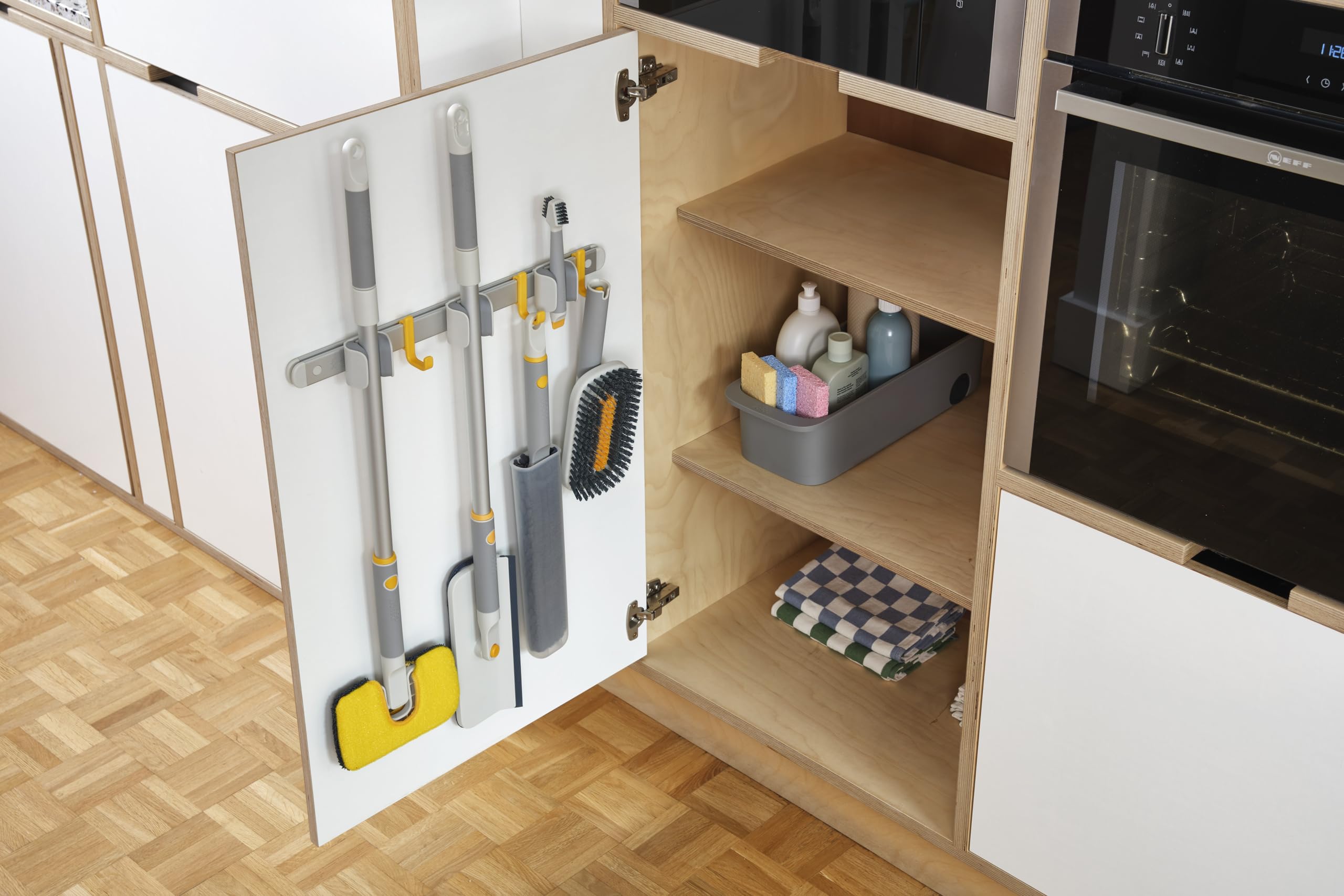 joseph-joseph-cleantech-barra-per-appendere-strumenti-di-pulizia-organizer-da-pa image 3