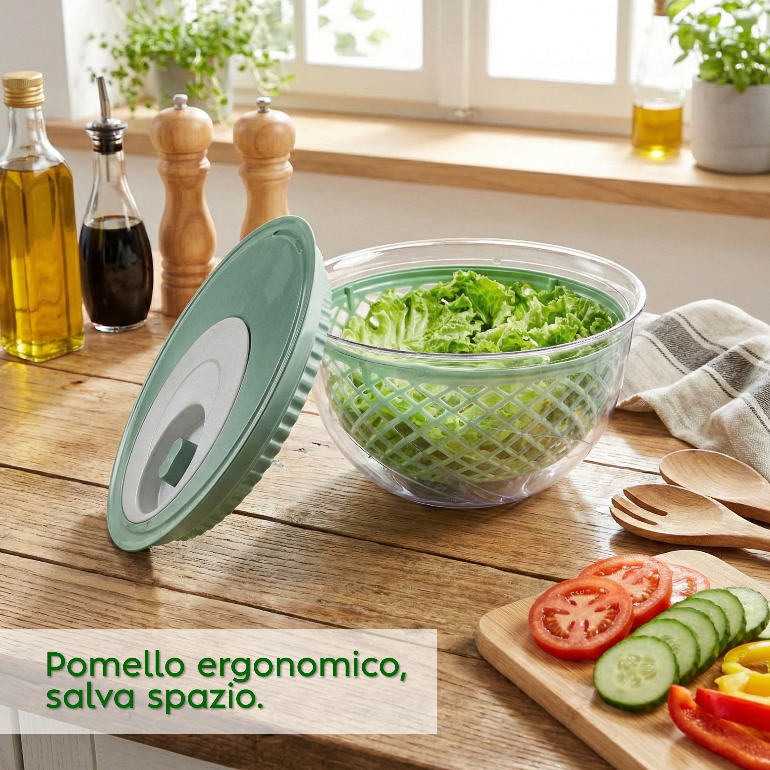 snips-centrifuga-per-insalata-4-litri-con-scolo-dal-coperchio-cestello-removibil image 5