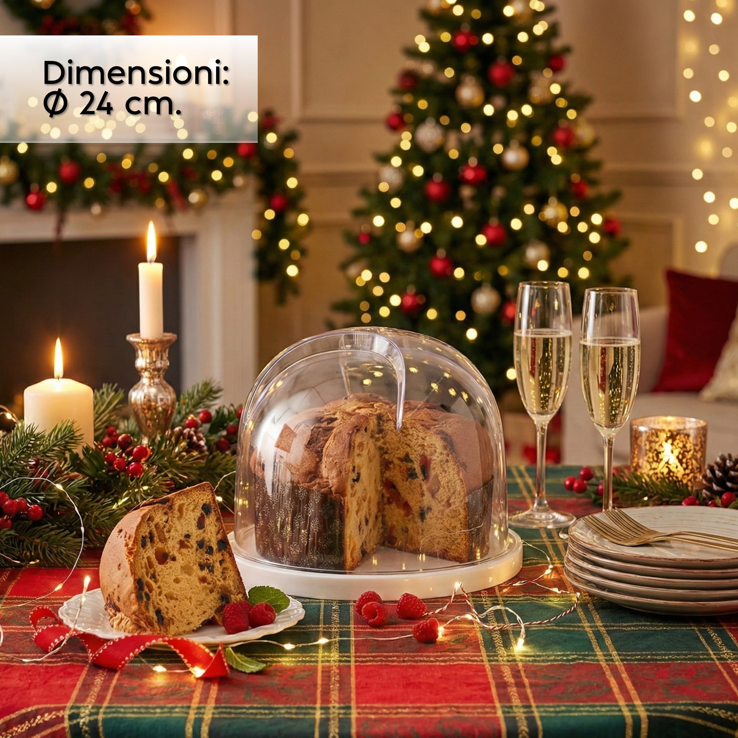 snips-porta-panettone-e-pandoro-contenitore-con-coperchio-campana-trasparente-e- image 6