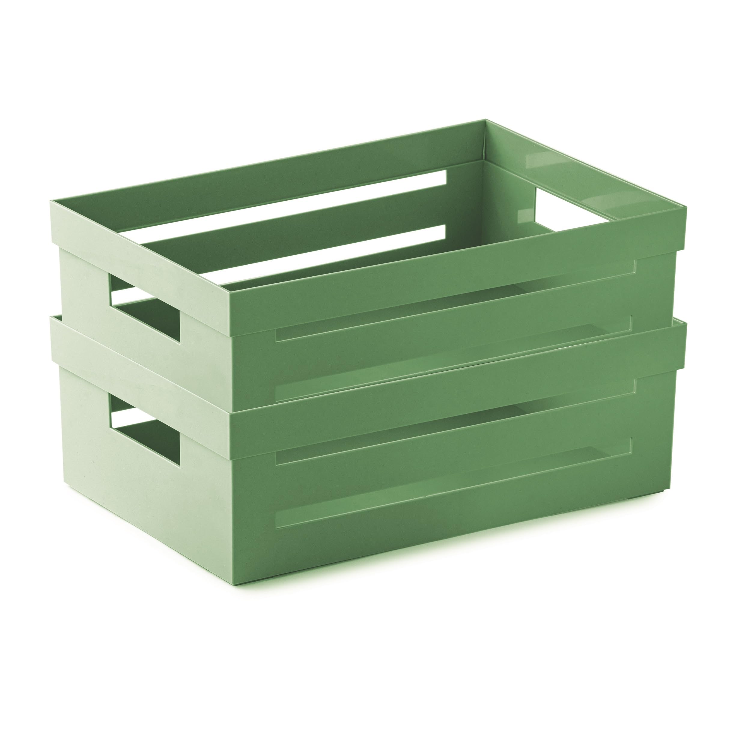snips-cassetta-multiuso-organizer-5-lt-verde-29-5-x-19-5-x-10-cm-impilabile-made image 7