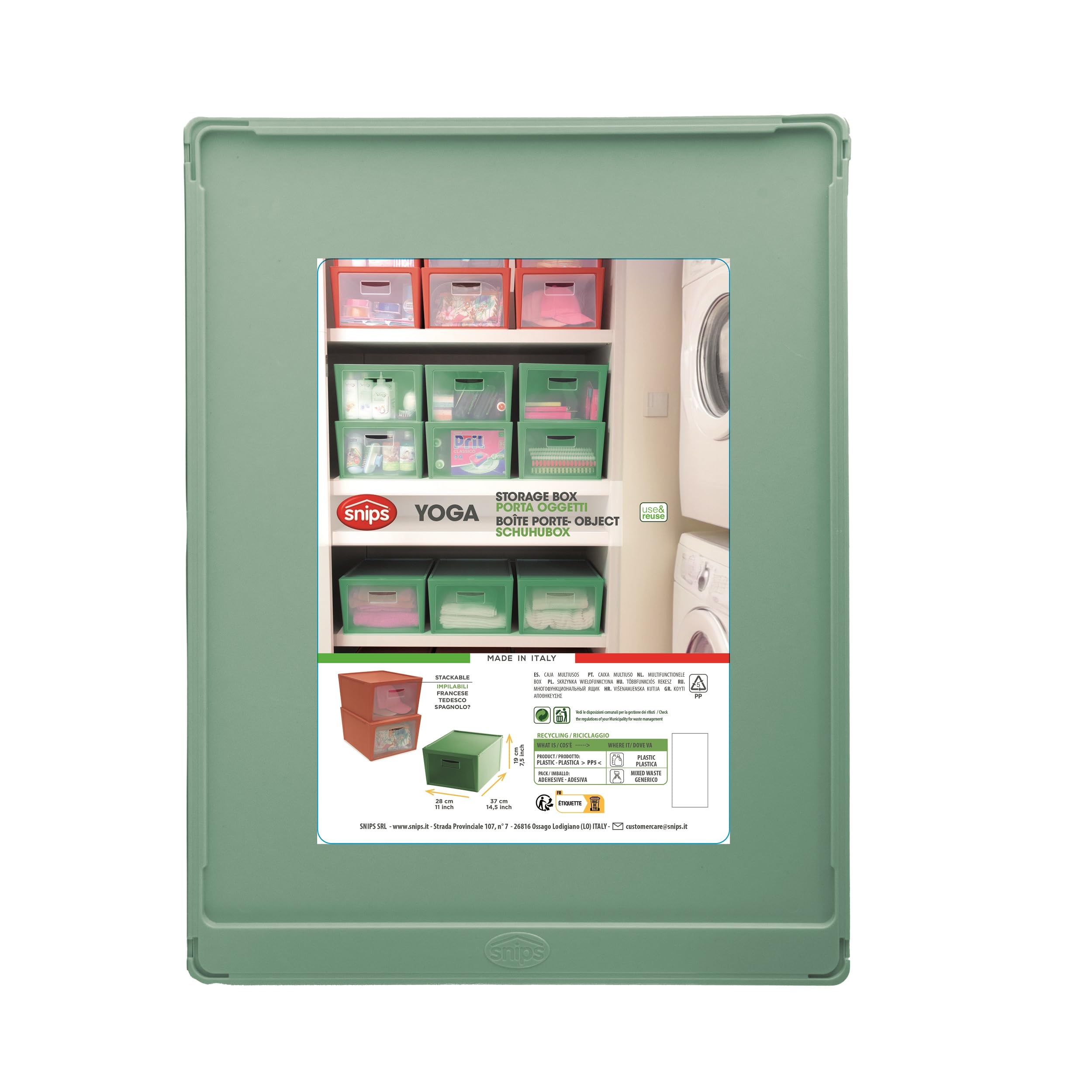 snips-yoga-contenitore-porta-oggetti-15-lt-salvaspazio-scatola-organizer-in-plas image 5