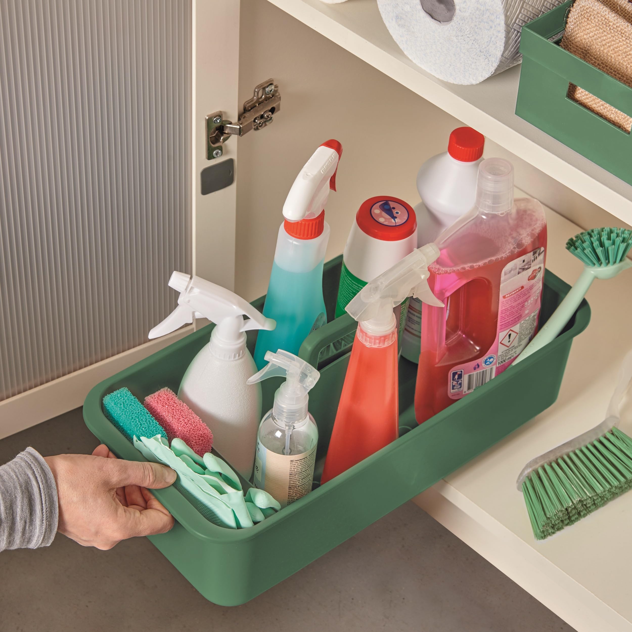 snips-sottolavello-verde-organizer-cucina-con-ruote-e-maniglia-porta-detersivi-s image 5
