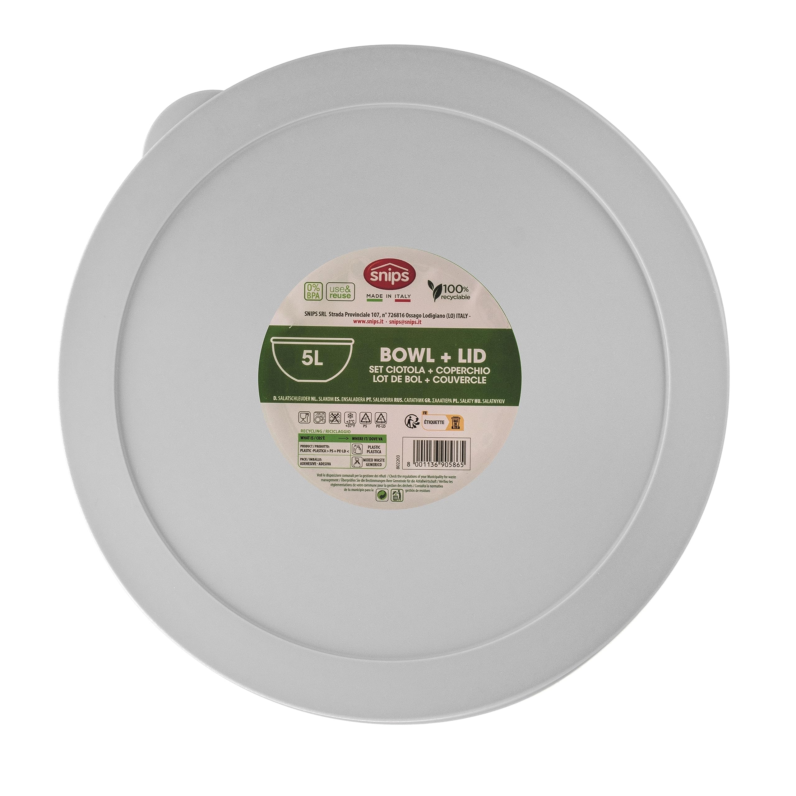 snips-insalatiera-con-coperchio-salva-freschezza-5-l-27-cm-contenitore-alimenti- image 4